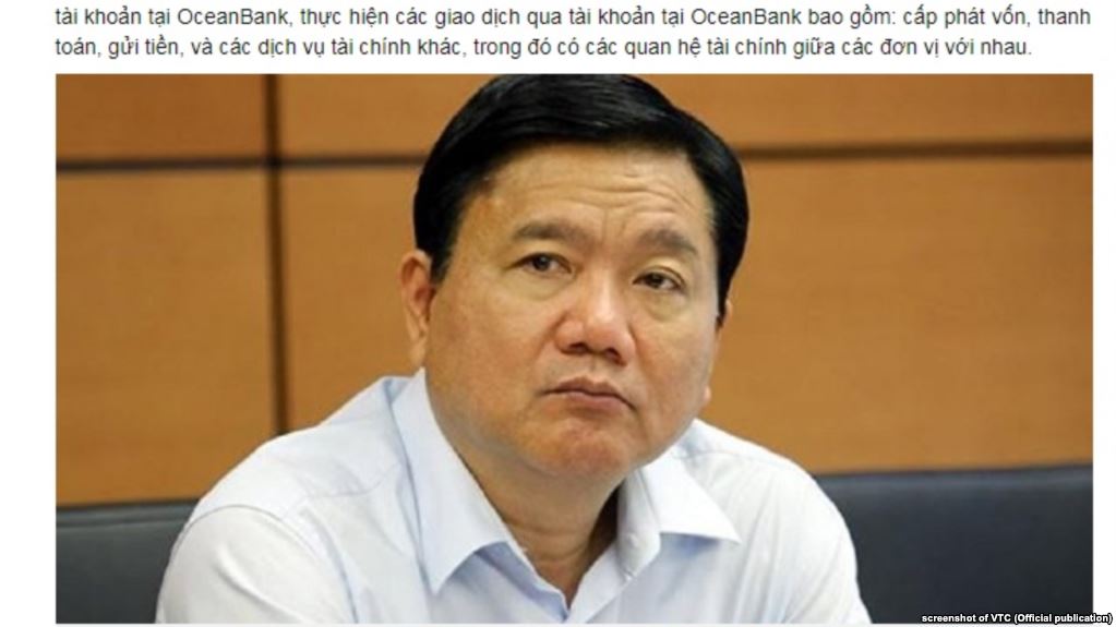 Có bằng chứng là ông Đinh La Thăng từng yêu cầu các thành viên PVN gửi tiền vào OceanBank năm 2010.