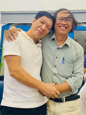 Ông Dương Tự Trọng (trái) và ông Nguyễn Việt Chiến. Ảnh FB Nguyễn Việt Chiến