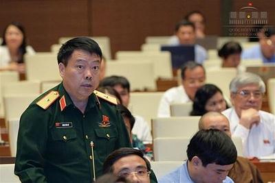 Thiếu tướng Sùng Thìn Cò (ĐBQH Hà Giang) - Ảnh QH