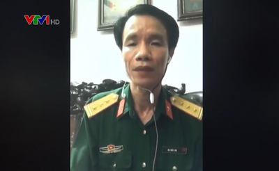 Hình ảnh ông Bùi Tiến Lợi trên VTV. Screenshot