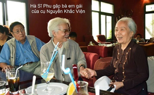 Hà Sĩ Phu gặp em gái Nguyễn Khắc Viện