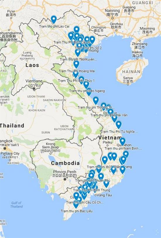 Hiện có hơn 70 dự án BOT từ Bắc tới Nam 
