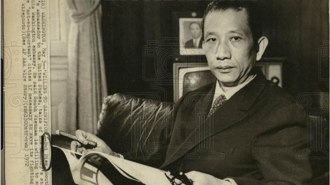 Ông Bùi Diễm là Đại sứ của Việt Nam Cộng Hòa tại Hoa Kỳ trong giai đoạn từ 1967-1972 