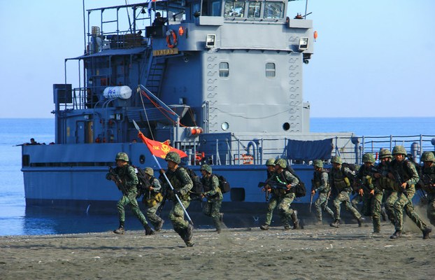 Hình minh họa. Quân đội Philippines tập trận cùng quân đội Mỹ trong cuộc tập trận Balikatan (vai kề vai) ở sân bay San J