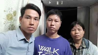 Bà Thêu và 2 con đều đang bị án tù