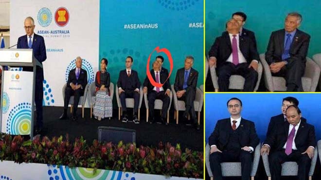 Thủ tướng Nguyễn Xuân Phúc ngủ gật, nghẹo cổ tại Hội nghị thượng đỉnh ASEAN - Úc