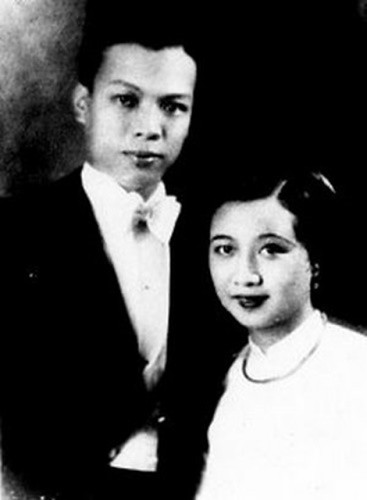 Luật sư Nguyễn Mạnh Tường và vợ thời trẻ.