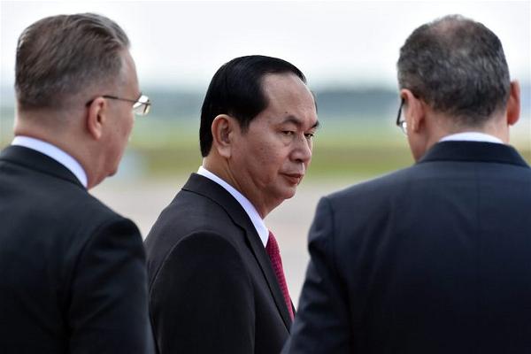 Ông Trần Đại Quang, chủ tịch nước CSVN. (Hình- Vasily Maximov-AFP-Getty Images)