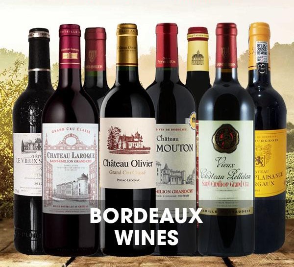 ruounho-2- các chai rượu Bordeauxjpg
