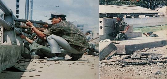 Mậu Thân Sài Gòn 1968 - Trên cầu Phan Thanh Giản giao tranh với Việt Cộng -1