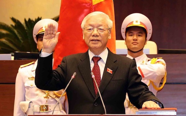 Kỳ họp thứ sáu, Quốc hội khóa XIV- Quốc hội bầu Tổng Bí thư Nguyễn Phú Trọng giữ chức Chủ tịch nước Cộng hòa xã hội chủ 