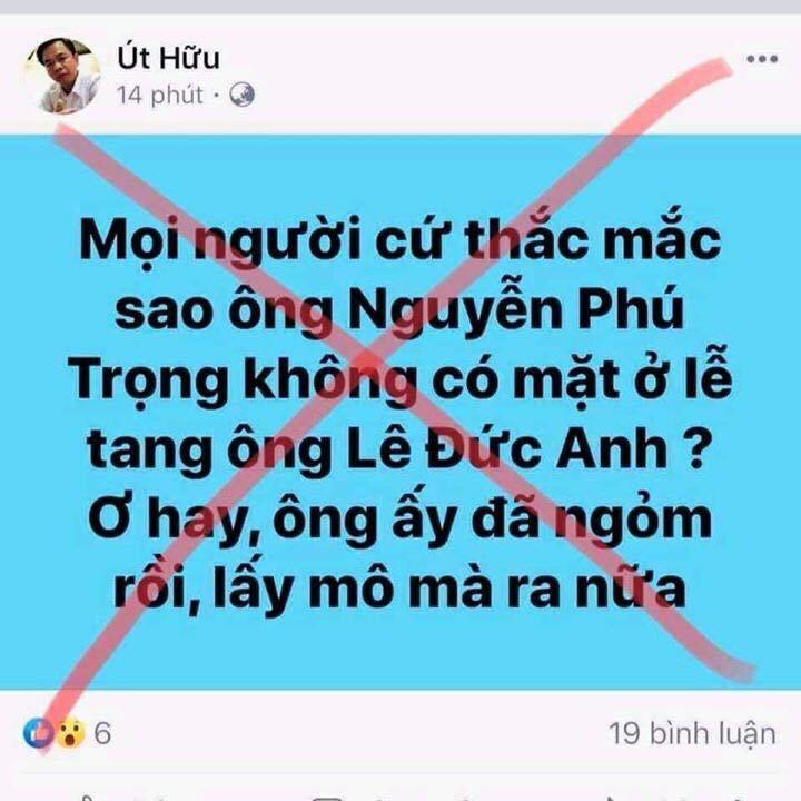 Nguyễn Phú Trọng, ông ấy đã ngỏm rồi