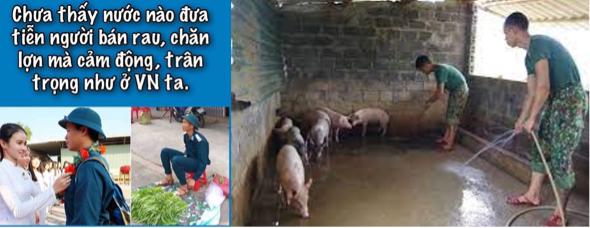 chưa thấy nước nào đưa tiễn người bán rau, chăn lợn mà cảm động, trân trọng như ở Viêt Nam ta.