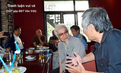 Hà Sĩ Phu gặp Ban Biên Tập Văn Việt