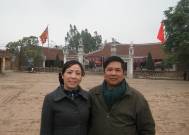 Tiến sĩ luật Cù Huy Hà Vũ và vợ, luật sư Nguyễn Thị Dương Hà. Nguồn: nguyenxuandien.blogspot.com