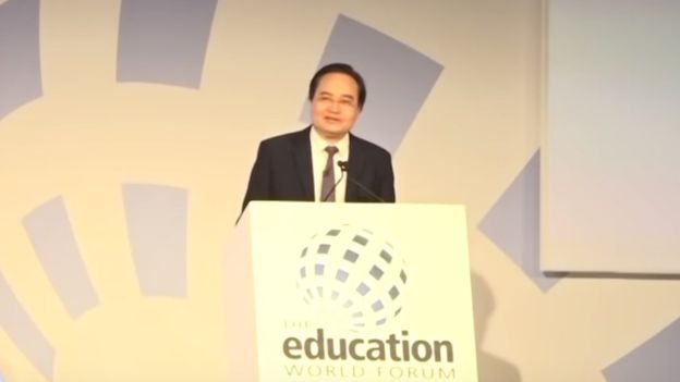 Bộ trưởng Giáo dục Phùng Xuân Nhạ phát biểu tại Diễn đàn Giáo dục Thế giới 2019 
