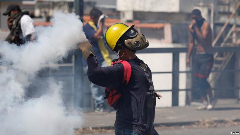 Một cuộc biểu tình tại Venezuela chống chính phủ Maduro 01-2019