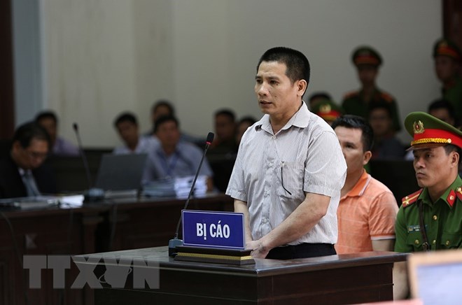 Mục sư Nguyễn Trung Tôn tại phiên xử 4-6-2018