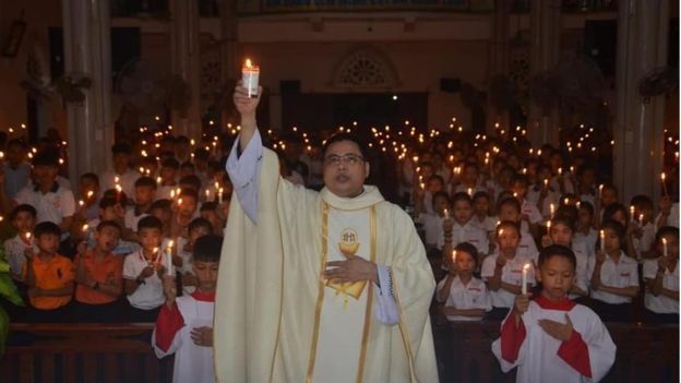 Giáo xứ Mỹ Khánh cầu nguyện cho nhà hoạt động Nguyễn Năng Tĩnh 